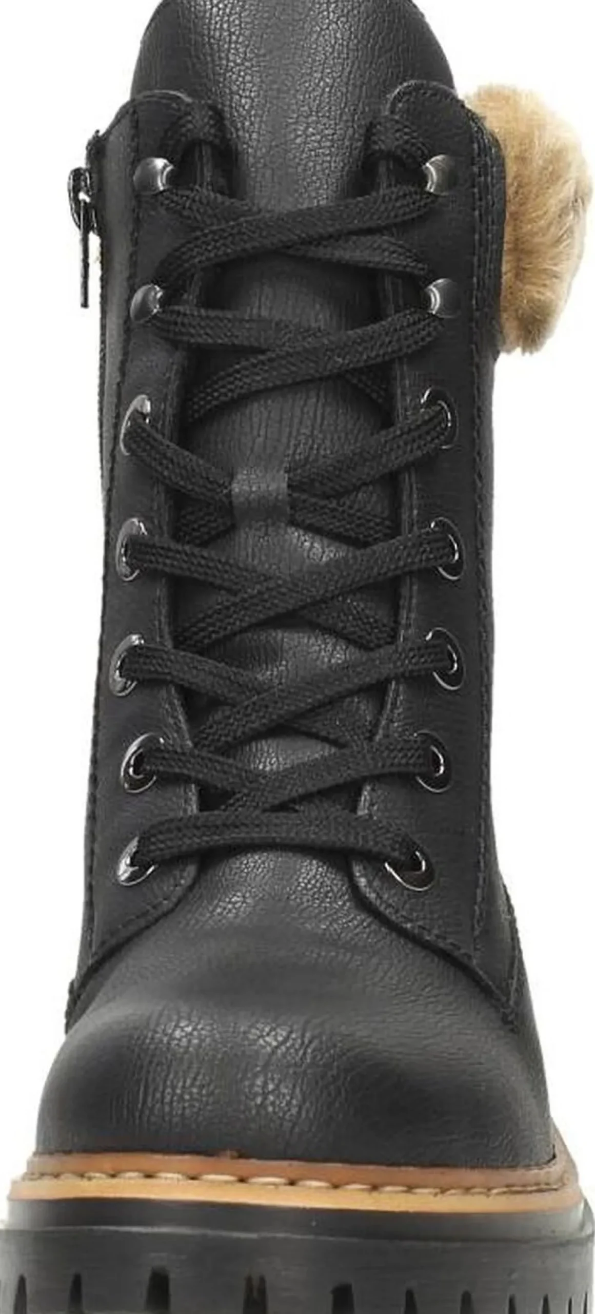 Rieker Veterschoenen Hoog Zwart New