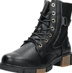 Mustang Veterschoenen Hoog Zwart Hot