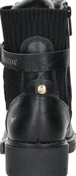 Mustang Veterschoenen Hoog Zwart Hot