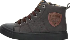 Shoesme Veterschoenen Hoog Donkerbruin Sale