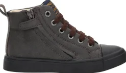 Shoesme Veterschoenen Hoog Donkerbruin Sale