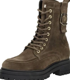 Red Rag Veterschoenen Hoog Donkerbruin New