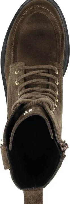 Red Rag Veterschoenen Hoog Donkerbruin New