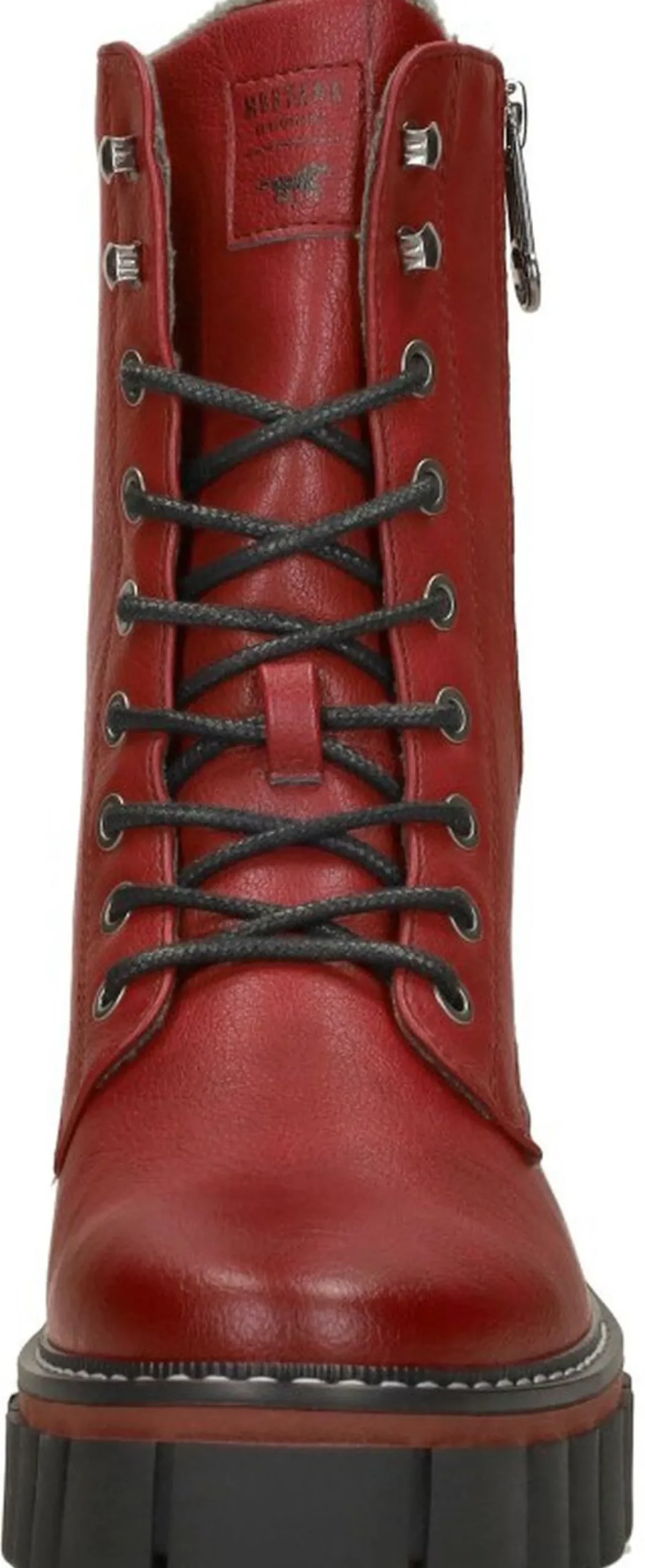 Mustang Veterschoenen Hoog Rood New