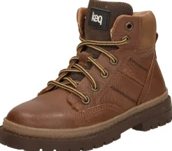 Keq Veterschoenen Hoog Cognac New