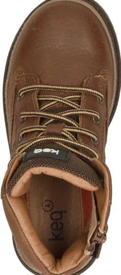 Keq Veterschoenen Hoog Cognac New