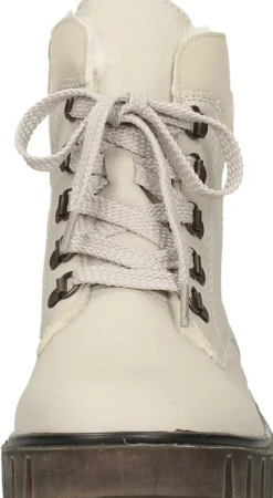 Rieker Veterschoenen Hoog Gebroken wit Fashion