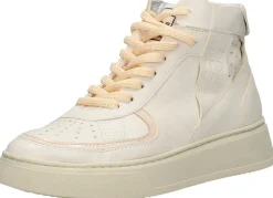 Mjus Veterschoenen Hoog Gebroken wit Online