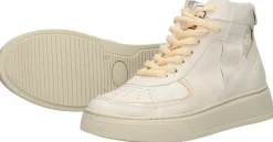 Mjus Veterschoenen Hoog Gebroken wit Online