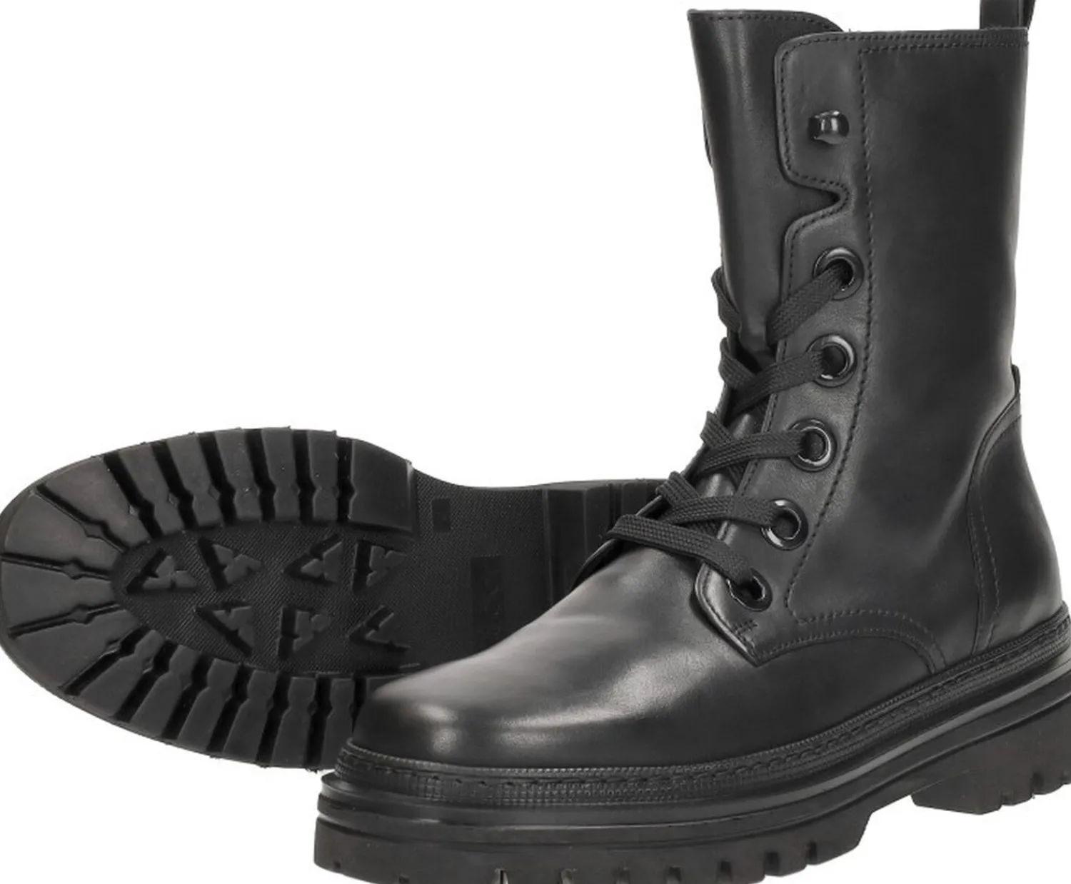 Gabor Veterschoenen Hoog Zwart Fashion