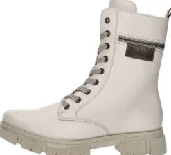 Rieker Veterschoenen Hoog Gebroken wit New