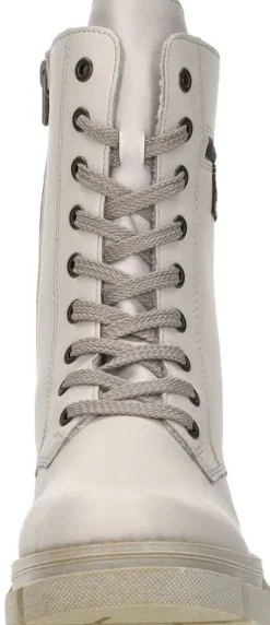 Rieker Veterschoenen Hoog Gebroken wit New