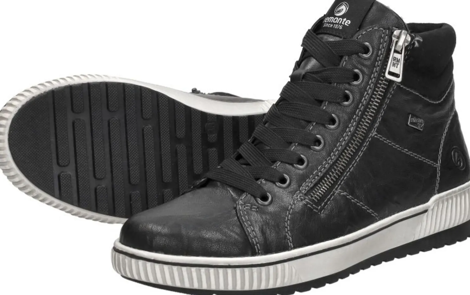 Remonte Veterschoenen Hoog Zwart Sale