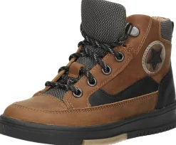 Keq Veterschoenen Hoog Cognac Discount