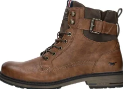 Mustang Veterschoenen Hoog Cognac New