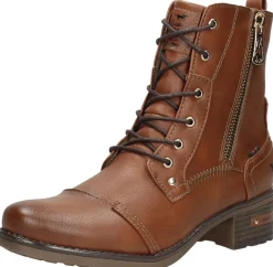 Mustang Veterschoenen Hoog Cognac New