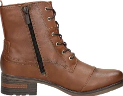 Mustang Veterschoenen Hoog Cognac New