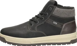 Rieker Veterschoenen Hoog Zwart Fashion