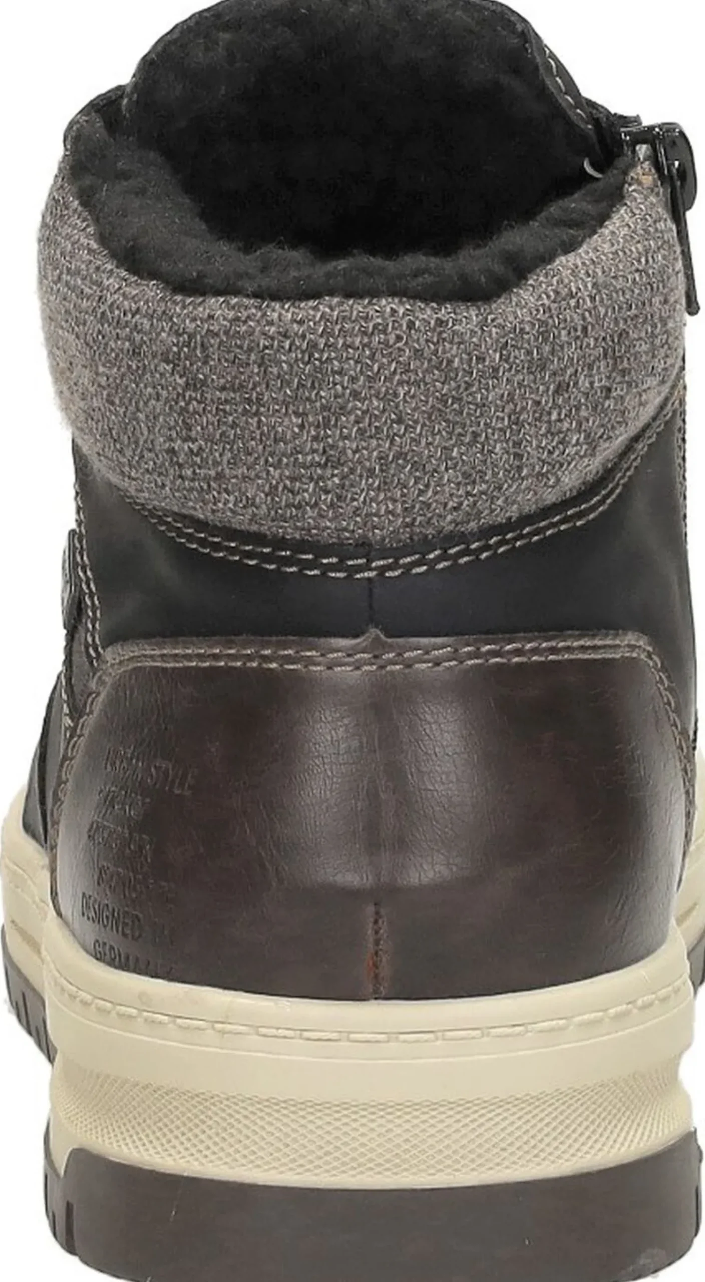 Rieker Veterschoenen Hoog Zwart Fashion