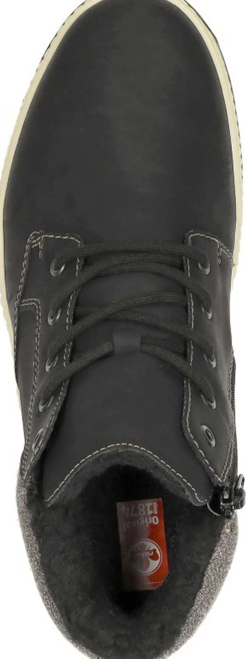 Rieker Veterschoenen Hoog Zwart Fashion