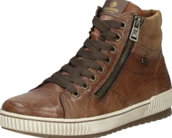 Remonte Veterschoenen Hoog Cognac Sale