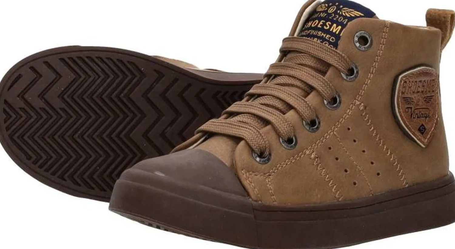 Shoesme Veterschoenen Hoog Cognac Discount