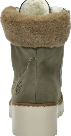 Rieker Veterschoenen Hoog Groen Fashion