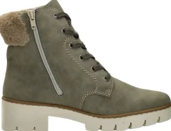 Rieker Veterschoenen Hoog Groen Fashion