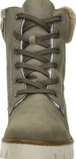 Rieker Veterschoenen Hoog Groen Fashion