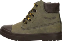 Shoesme Veterschoenen Hoog Groen Outlet