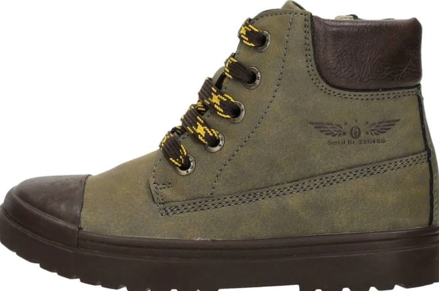 Shoesme Veterschoenen Hoog Groen Outlet