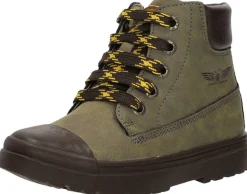 Shoesme Veterschoenen Hoog Groen Outlet