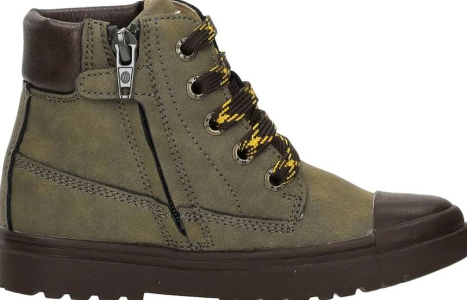 Shoesme Veterschoenen Hoog Groen Outlet