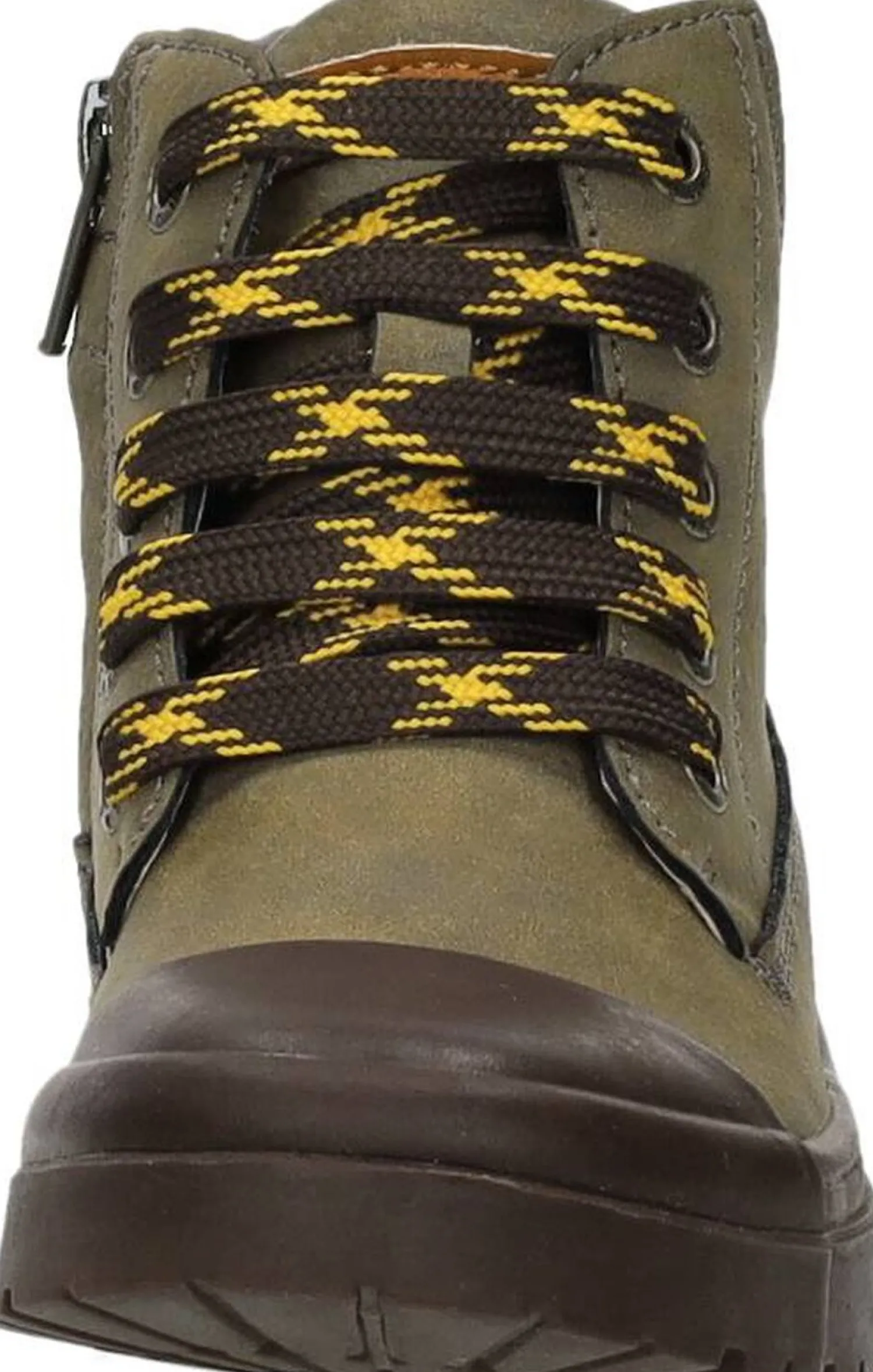 Shoesme Veterschoenen Hoog Groen Outlet