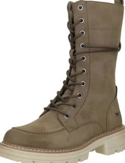 Mustang Veterschoenen Hoog Taupe Online