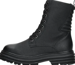 Sub55 Veterschoenen Hoog Zwart Discount