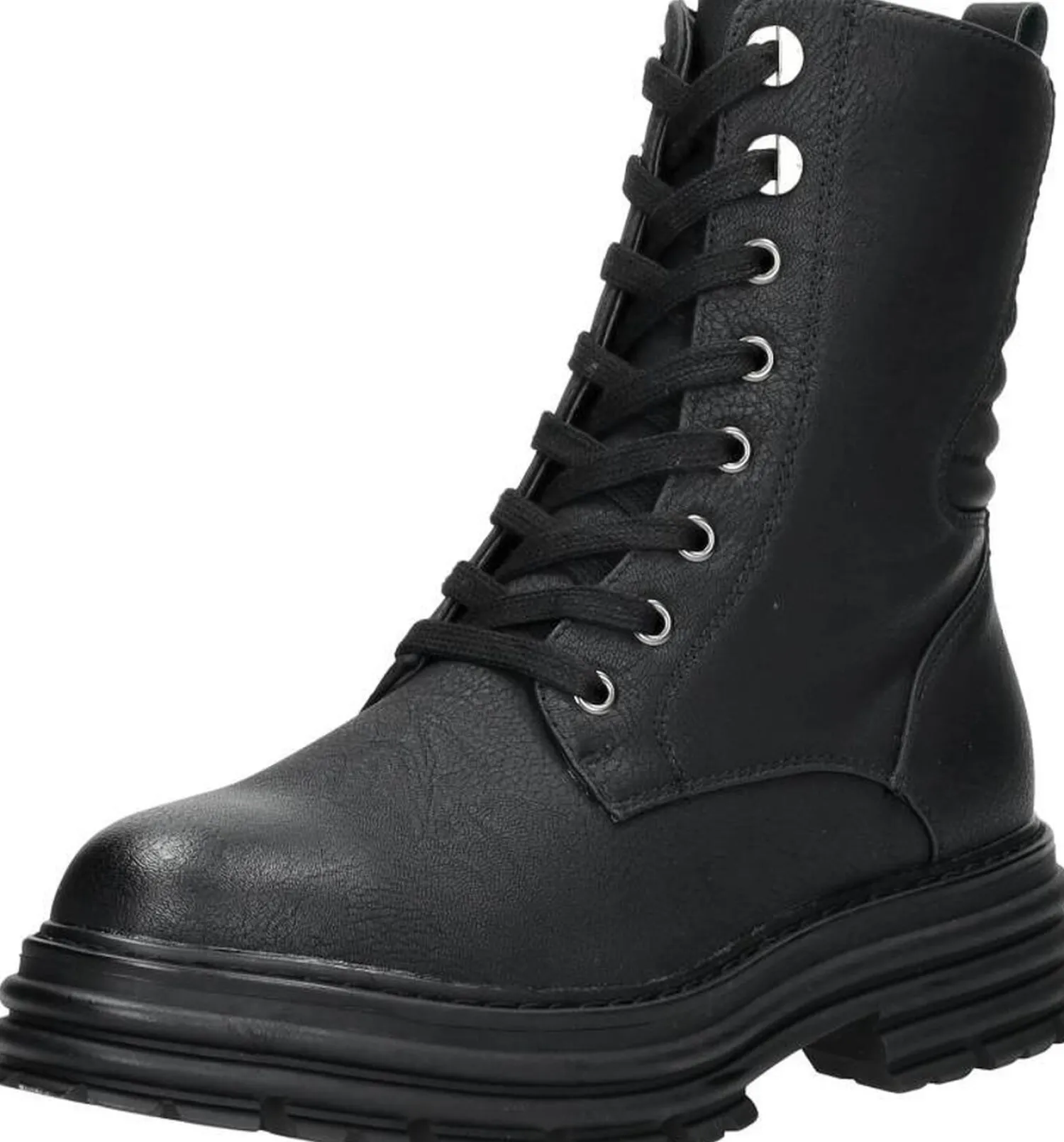 Sub55 Veterschoenen Hoog Zwart Discount