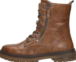 Mustang Veterschoenen Hoog Cognac New
