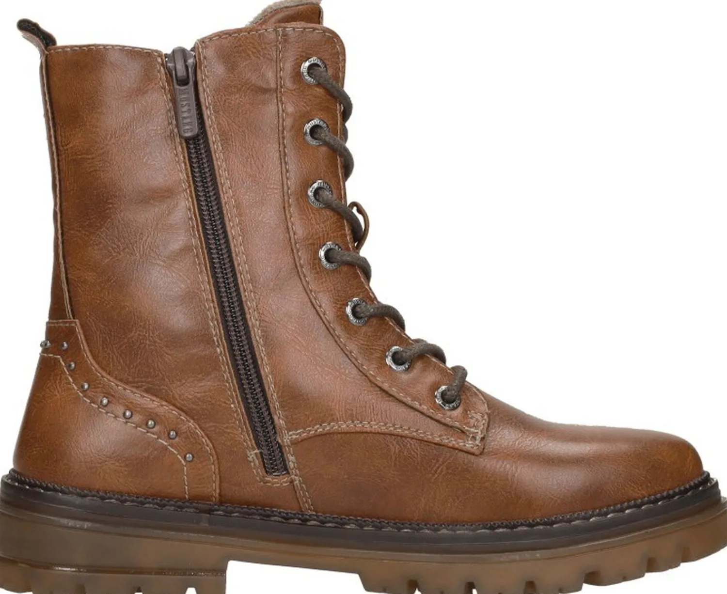 Mustang Veterschoenen Hoog Cognac New