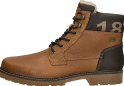 Rieker Veterschoenen Hoog Cognac Sale