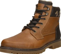 Rieker Veterschoenen Hoog Cognac Sale