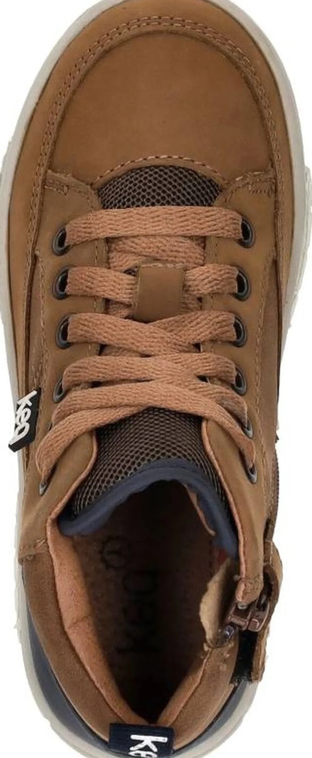 Keq Veterschoenen Hoog Cognac Online