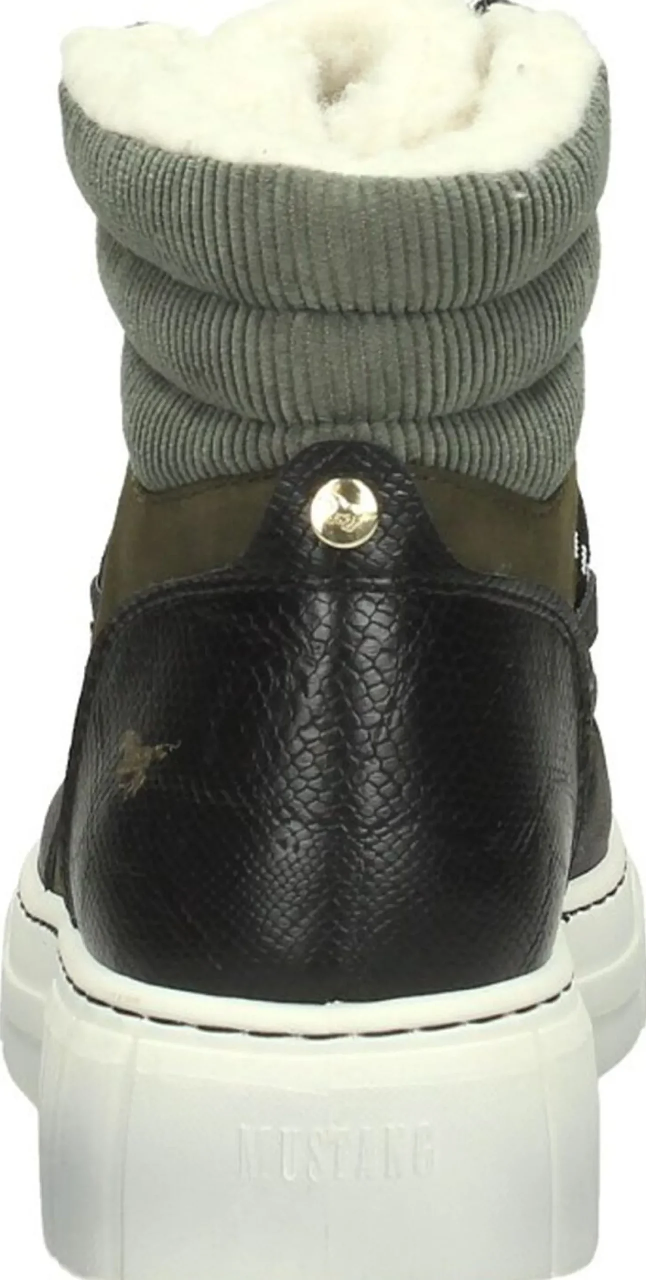 Mustang Veterschoenen Hoog Groen Clearance