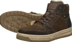 Rieker Veterschoenen Hoog Donkerbruin Clearance