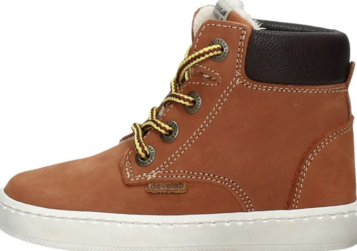 Develab Veterschoenen Hoog Cognac New
