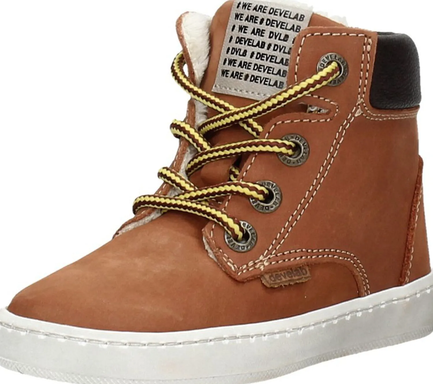 Develab Veterschoenen Hoog Cognac New