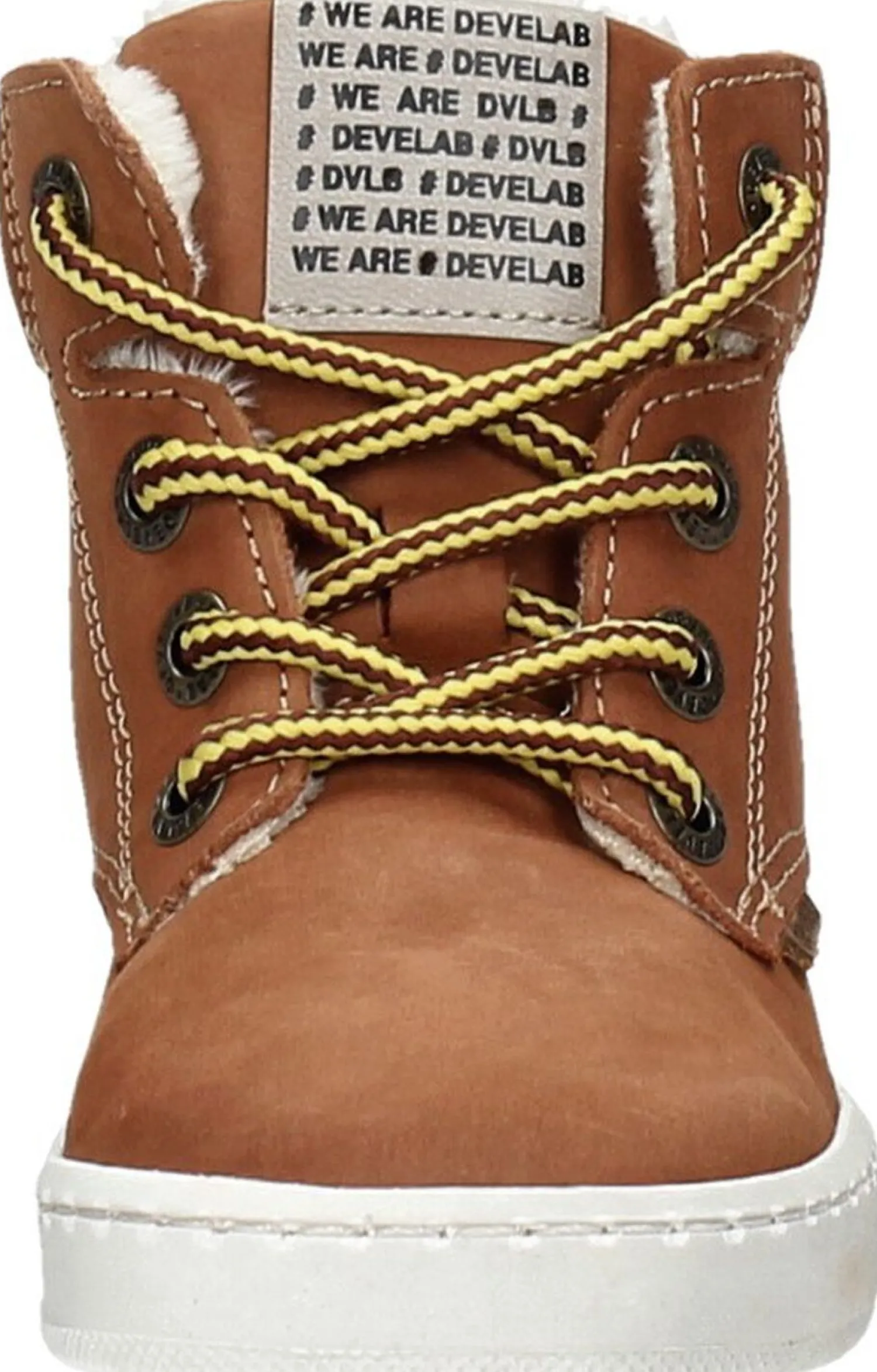 Develab Veterschoenen Hoog Cognac New