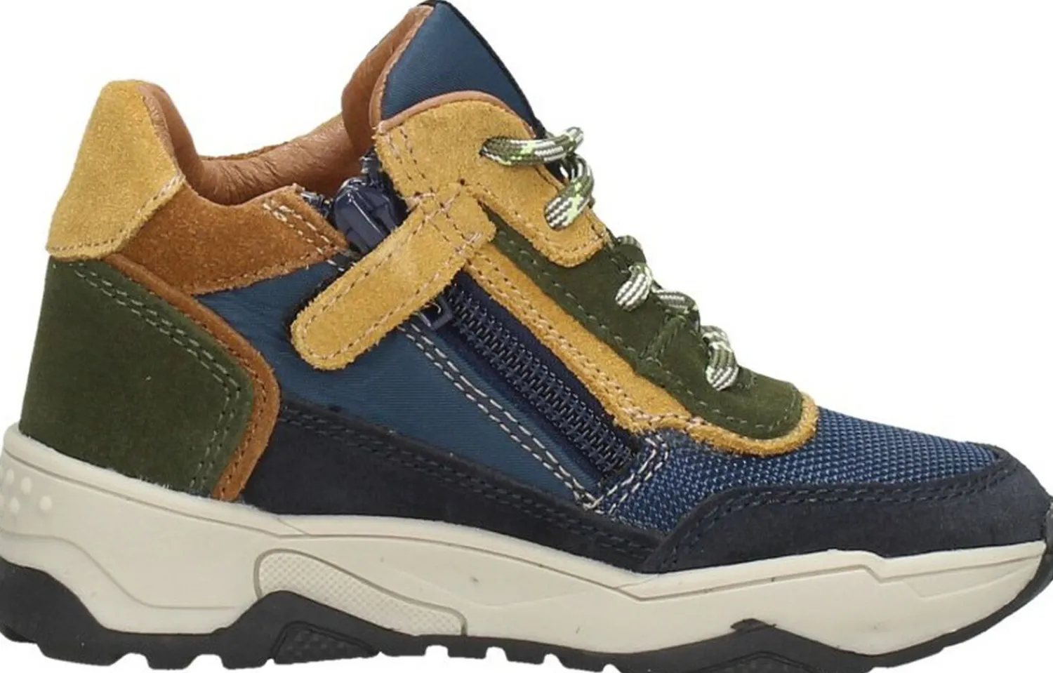 Keq Veterschoenen Hoog Blauw New
