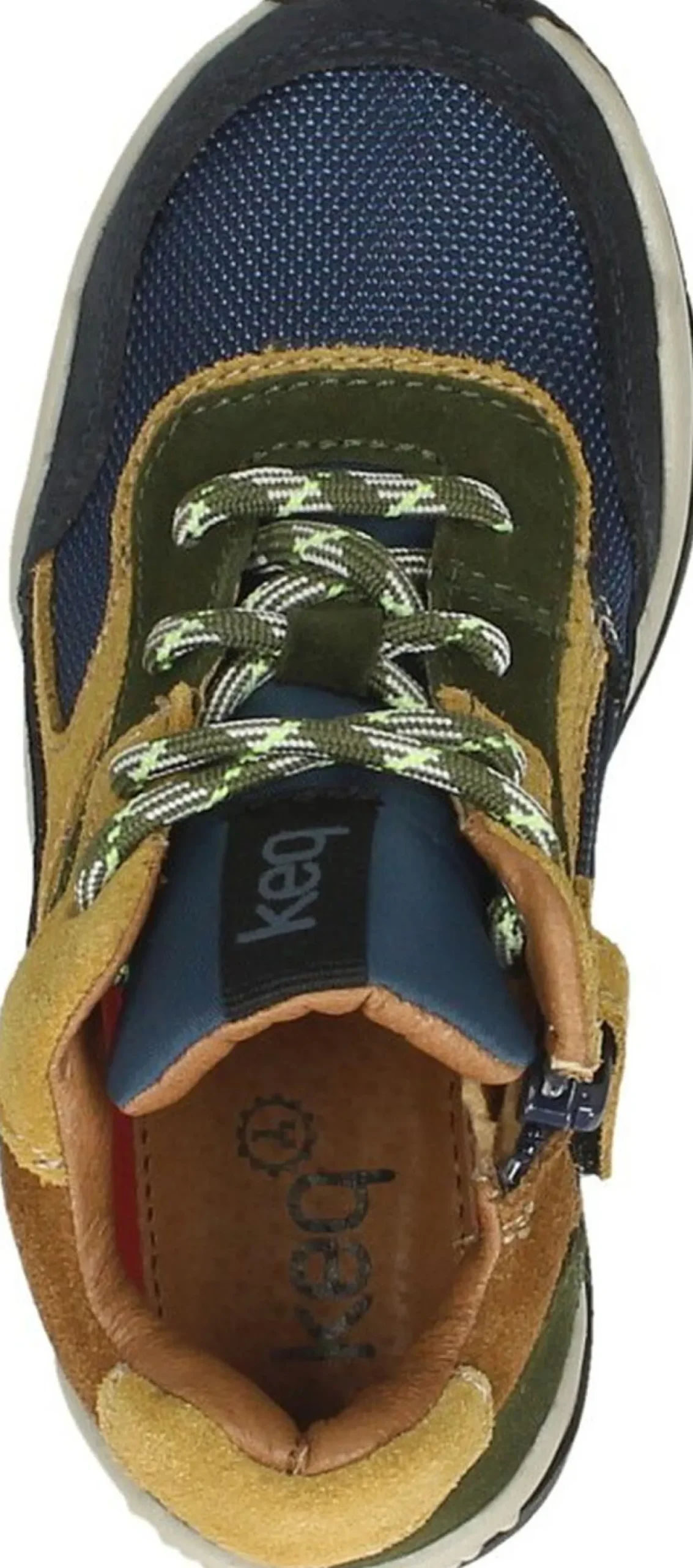 Keq Veterschoenen Hoog Blauw New