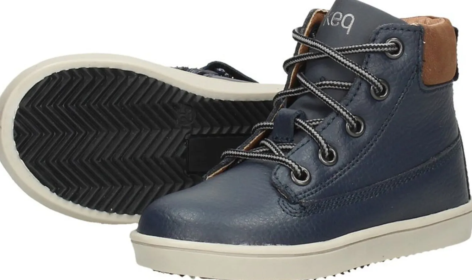 Keq Veterschoenen Hoog Blauw Clearance